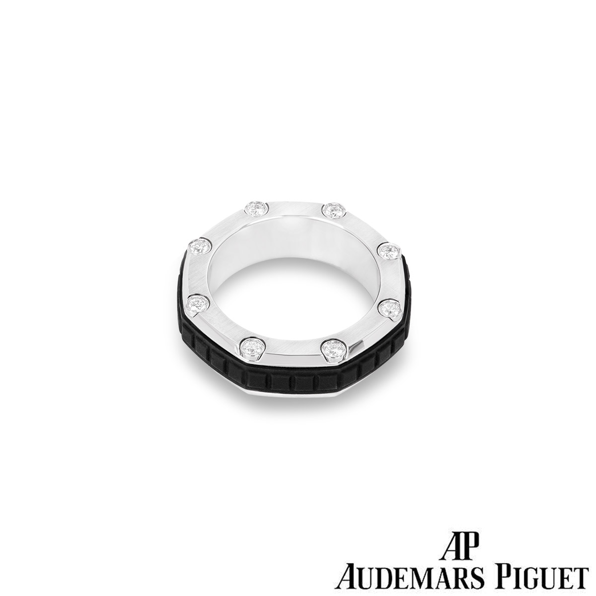 Audemars Piguet Titanium Diamond Royal Oak Offshore Ring